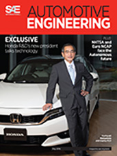 Automotive Engineering:  May 5, 2016