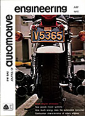 The S.A.E. Journal of Automotive Engineering 1972-07-01