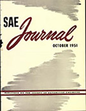 S.A.E. Journal 1951-10-01