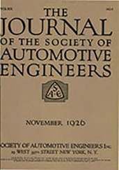 Journal of the S.A.E. 1926-11-01