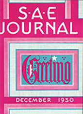S.A.E. Journal 1930-12-01