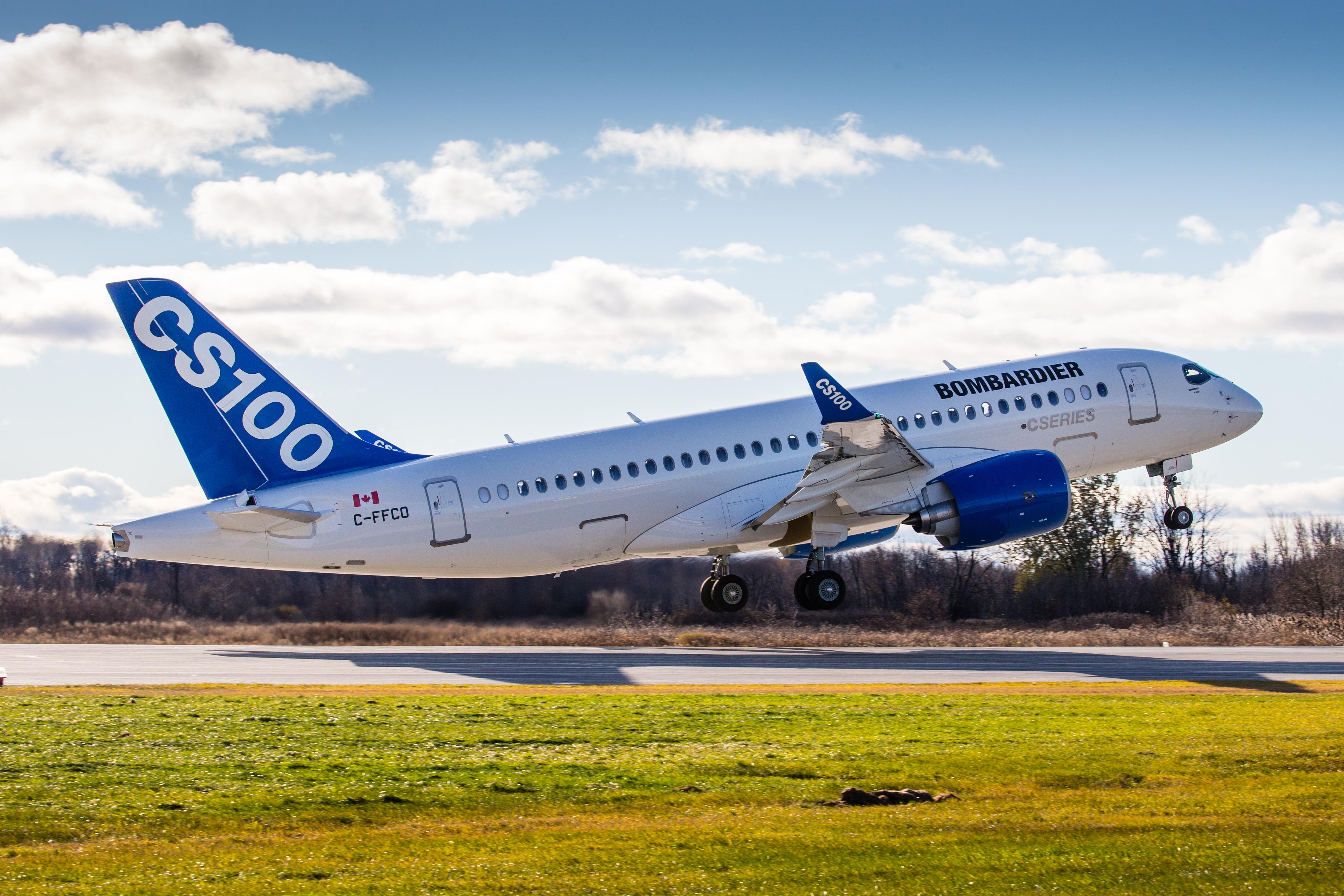 Bombardier C Series taking off in Europe