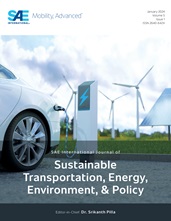 SAE International Journal of Sustainable Transportation, Energy, Environment, & Policy Image