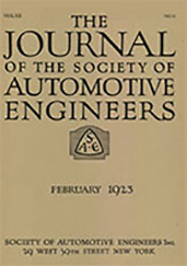 Journal of the S.A.E. 1923-02-01