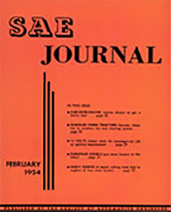 S.A.E. Journal 1954-02-01