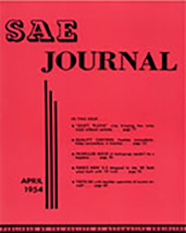 S.A.E. Journal 1954-04-01