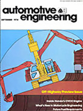 Automotive Engineering 1974-09-01