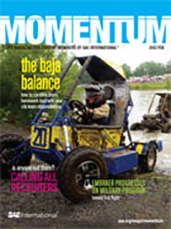 Momentum, the Magazine for Student Members of SAE International 2012-01-28