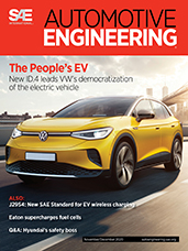 Automotive Engineering:  November/December 2020