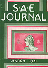 S.A.E. Journal 1931-03-01
