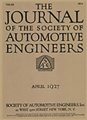 Journal of the S.A.E. 1927-04-01
