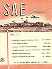 S.A.E. Journal 1943-04-01
