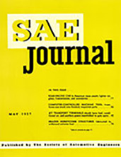 S.A.E. Journal 1957-05-01