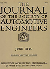 Journal of the S.A.E. 1926-06-01