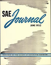 S.A.E. Journal 1952-06-01