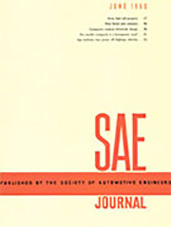 S.A.E. Journal 1960-06-01