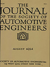Journal of the S.A.E. 1924-08-01
