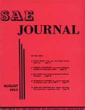 S.A.E. Journal 1953-08-01