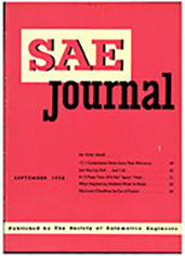 S.A.E. Journal 1958-09-01