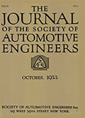 Journal of the S.A.E. 1922-10-01