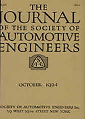 Journal of the S.A.E. 1924-10-01