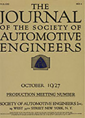 Journal of the S.A.E. 1927-10-01