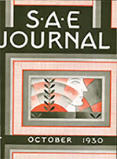 S.A.E. Journal 1930-10-01